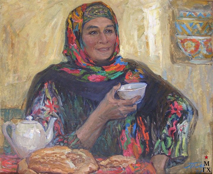 Т. Марченко. Узбекский чай. 1975 год