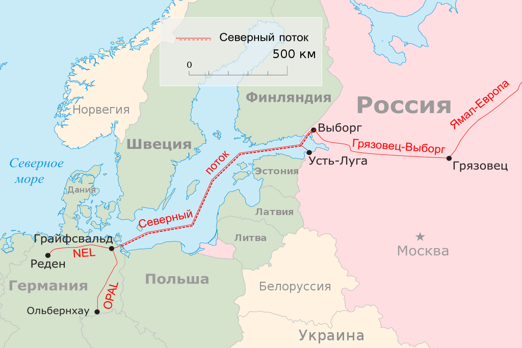 Планшет за или против северного потока 2