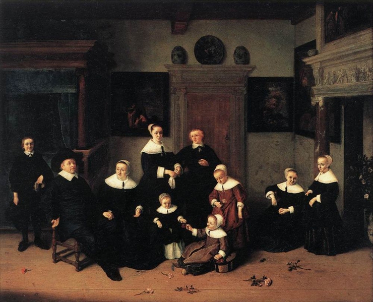 Адриан ван Остаде. Семейный портрет
