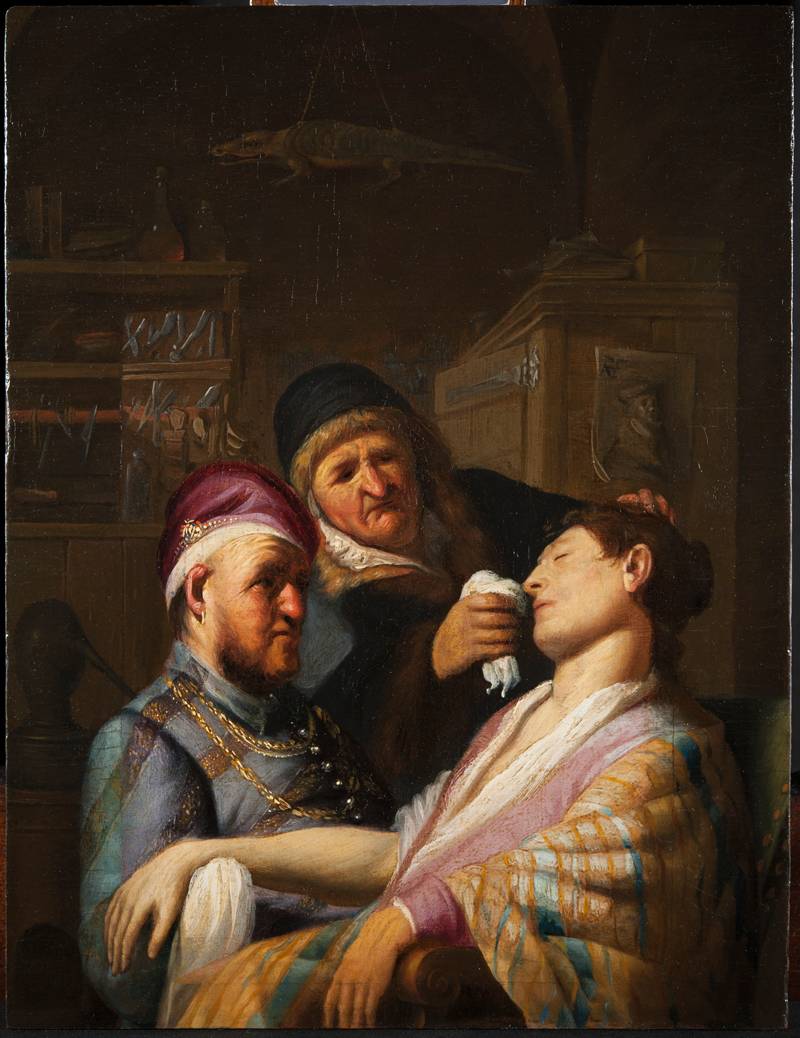Рембрандт Харменс ван Рейн. Аллегория запаха. 1625