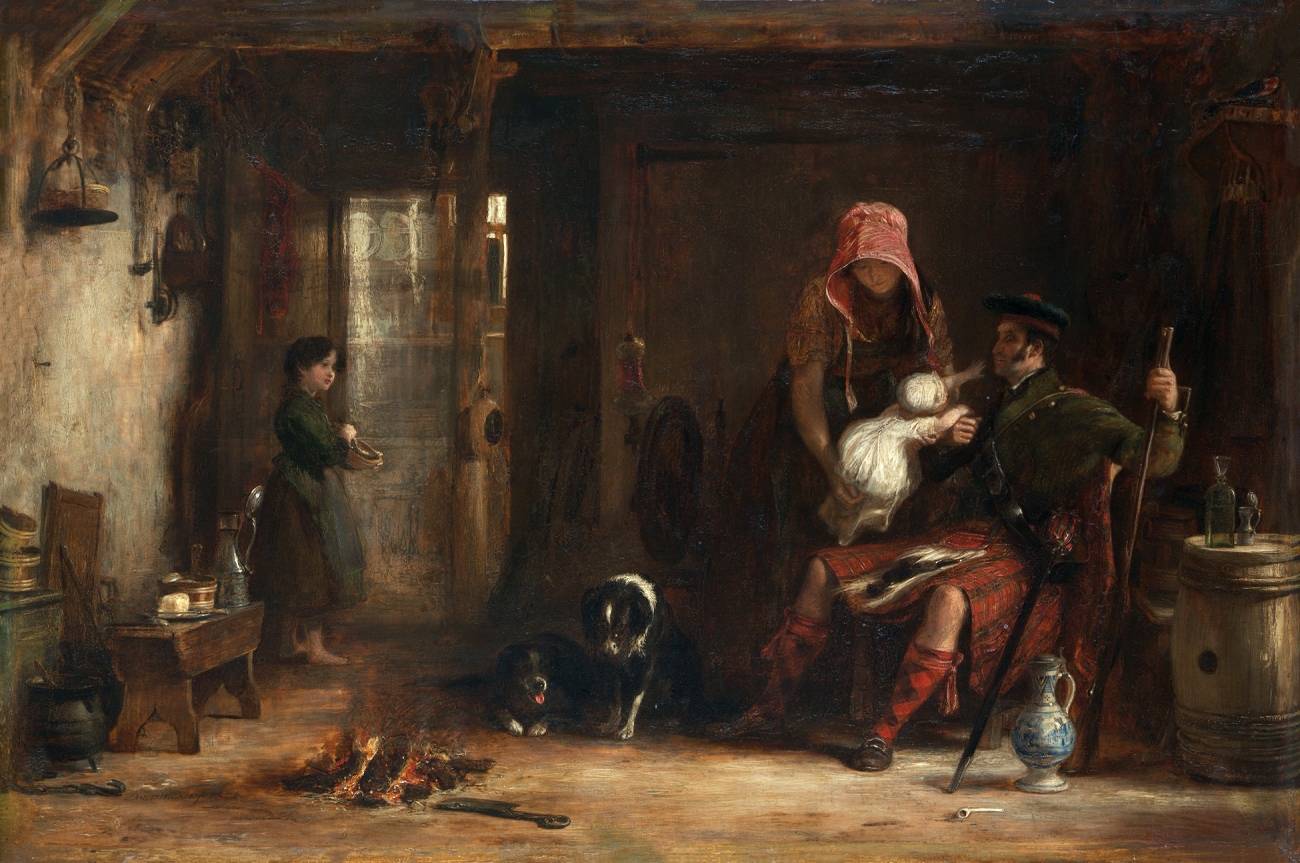 Дейвид Уилки. Хайлендская семья. 1824