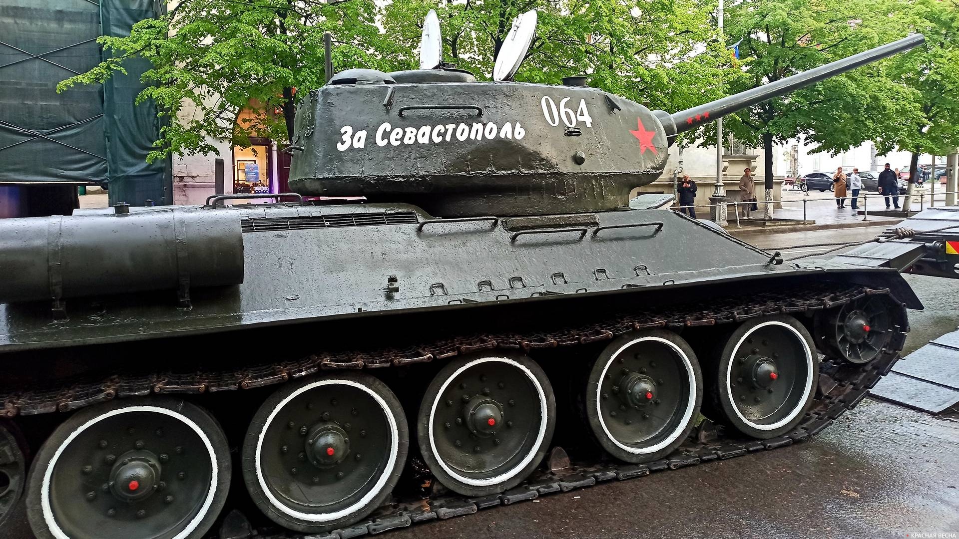 Военная техника на репетиции парада Победы в Севастополе 