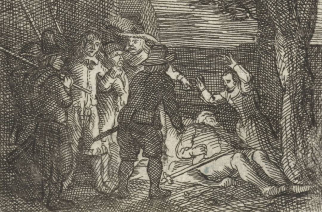 Самюэл ван Хогстратен. Ночное убийство. 1650 год