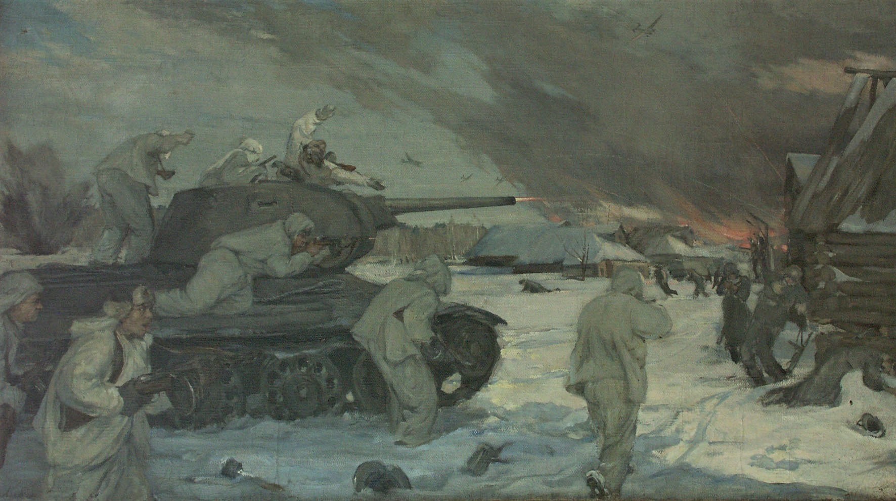 Алексей Либеров. Танковый десант. 1944