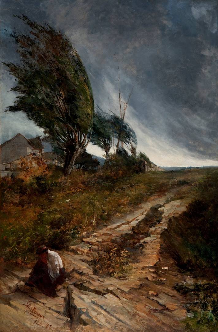 Антониу Паррейрас. Буря. 1888 
