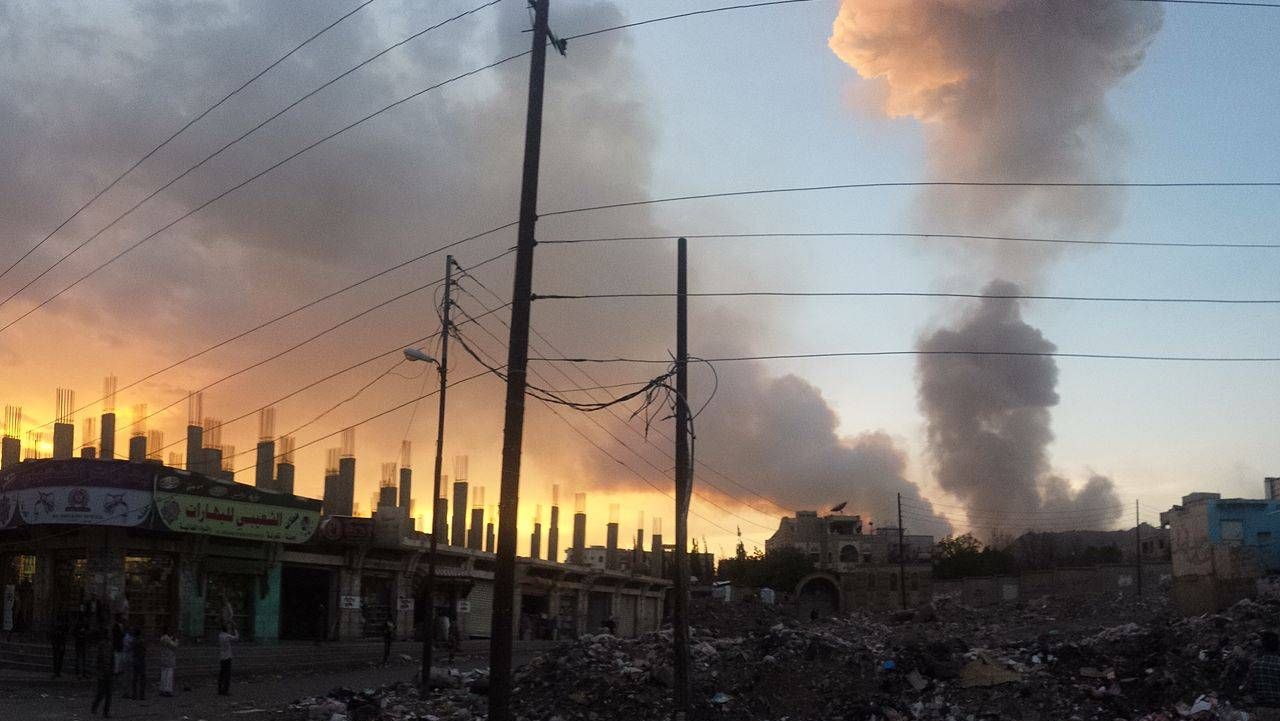 Бомбардировка. Йемен