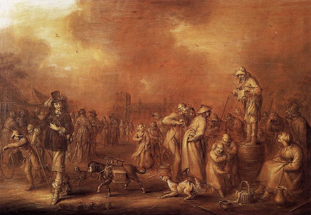 Адриан Питерс ван де Венне. Там где есть люди, можно делать деньги. 1652
