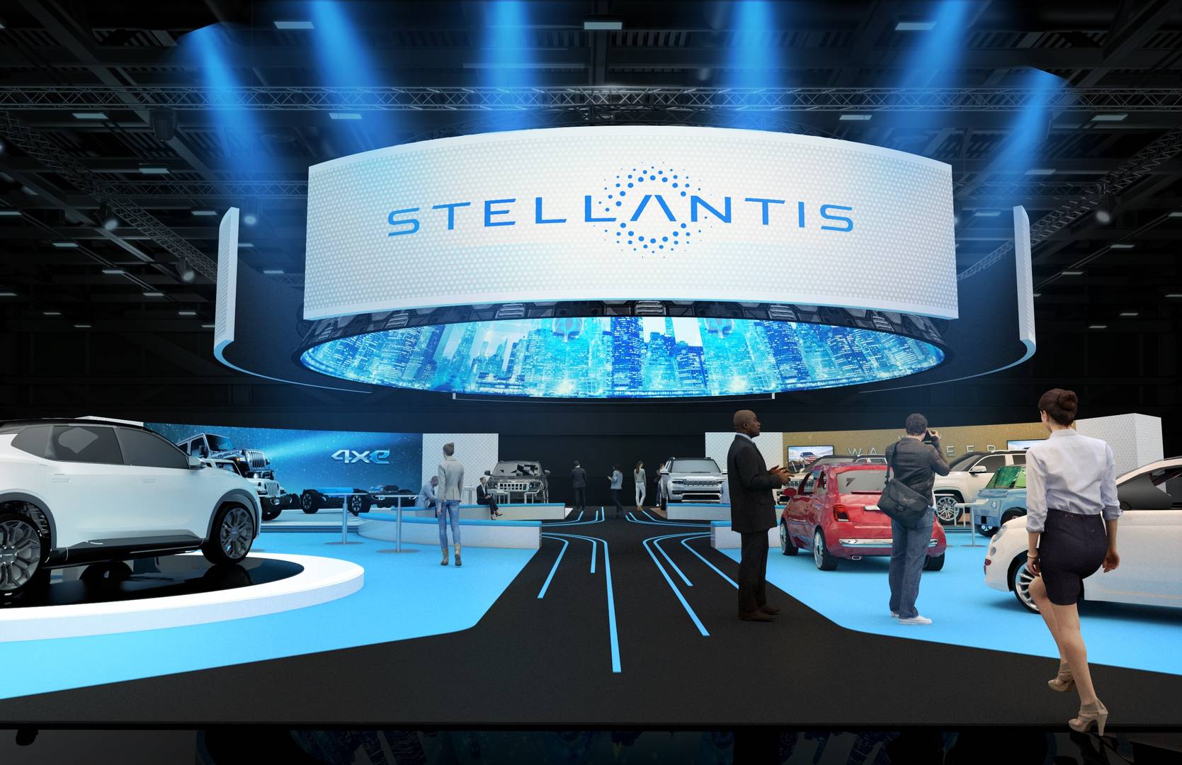 Павильон Stellantis на выставке CES 2022