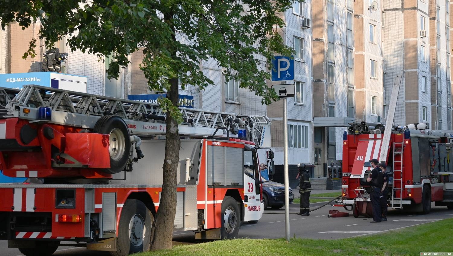 В Саратове при пожаре в многоэтажке пострадал человек | ИА Красная Весна