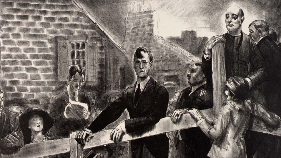 Джордж Уэсли Беллоуз. Обращение к народу (фрагмент). 1924