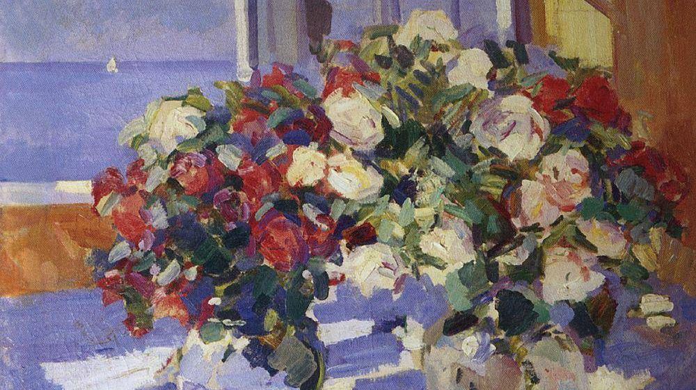 Константин Коровин. Розы. 1910