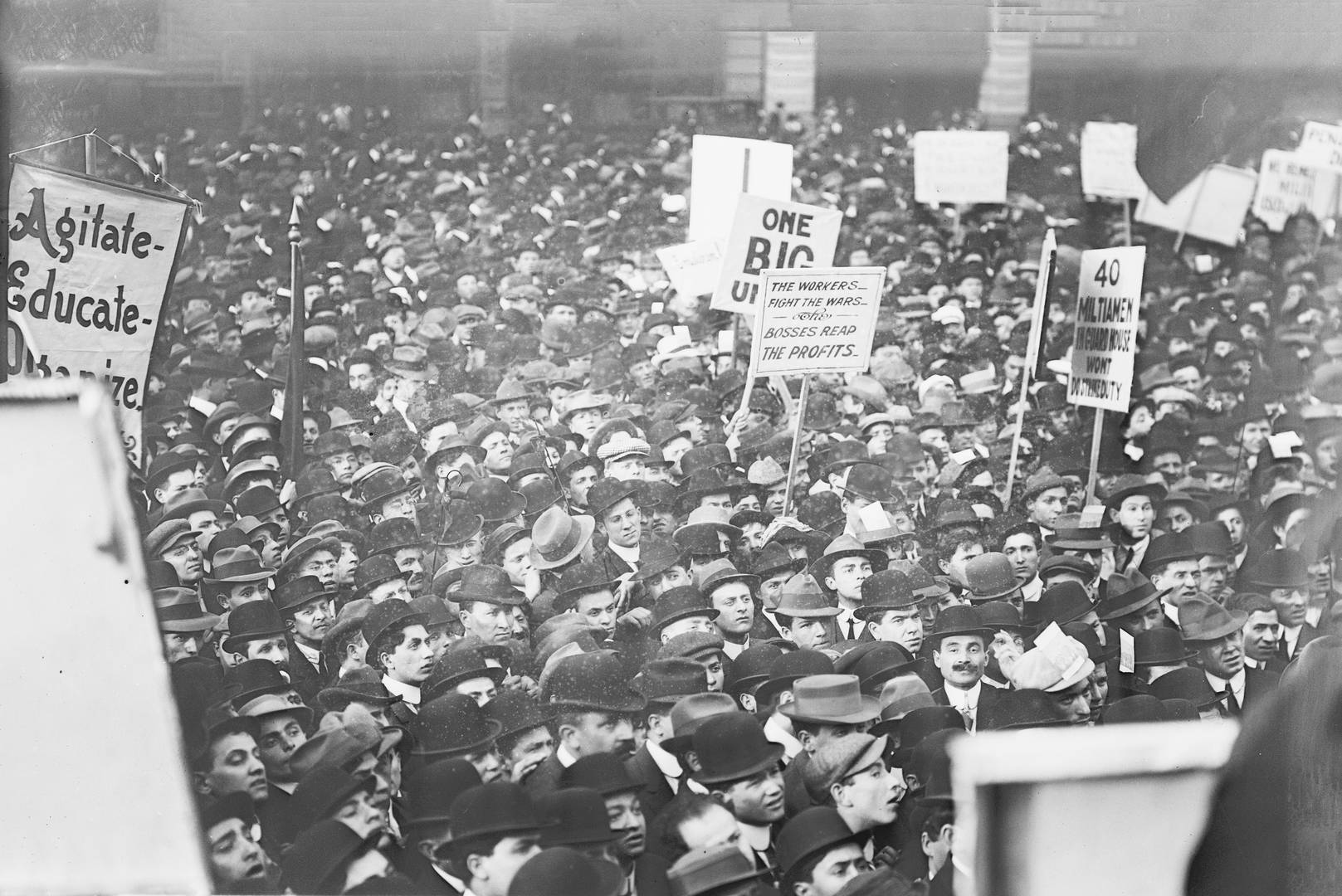 Социалисты на Юнион-сквер, Нью-Йорк, 1 мая 1912 года