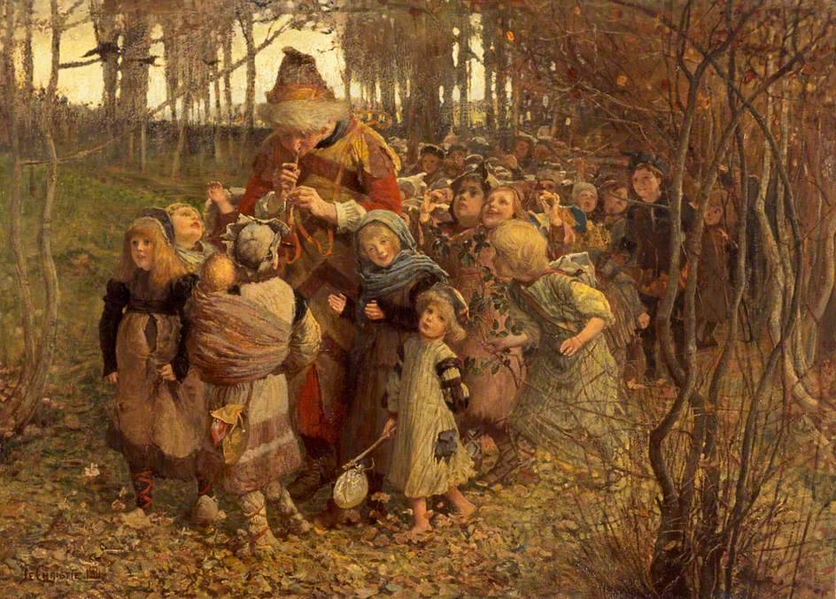 Джеймс Элдер Кристи. Гамельнский крысолов. 1881 