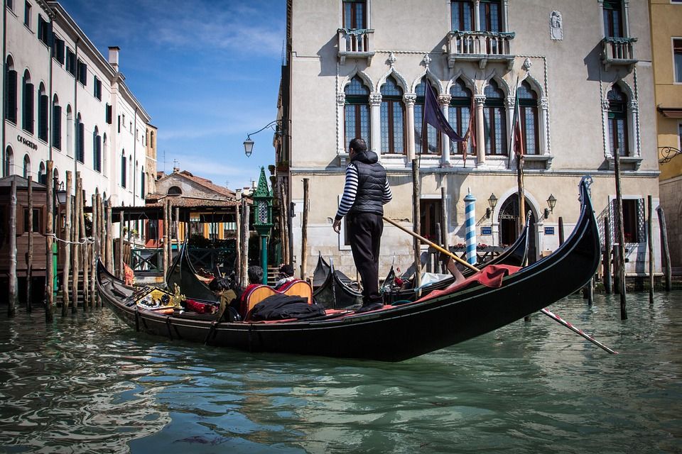 Венеция, Италия, гондола