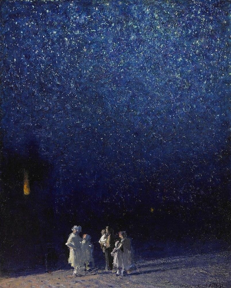 Эдуард Генри Потхаст. Звездная ночь. 1918 