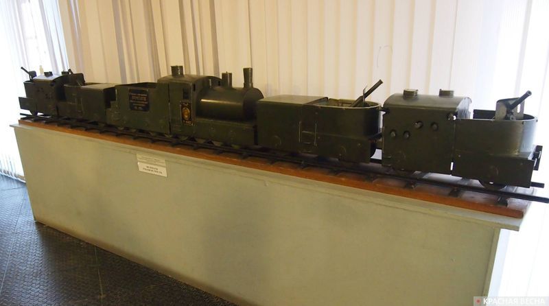 Модель бронепоезда
