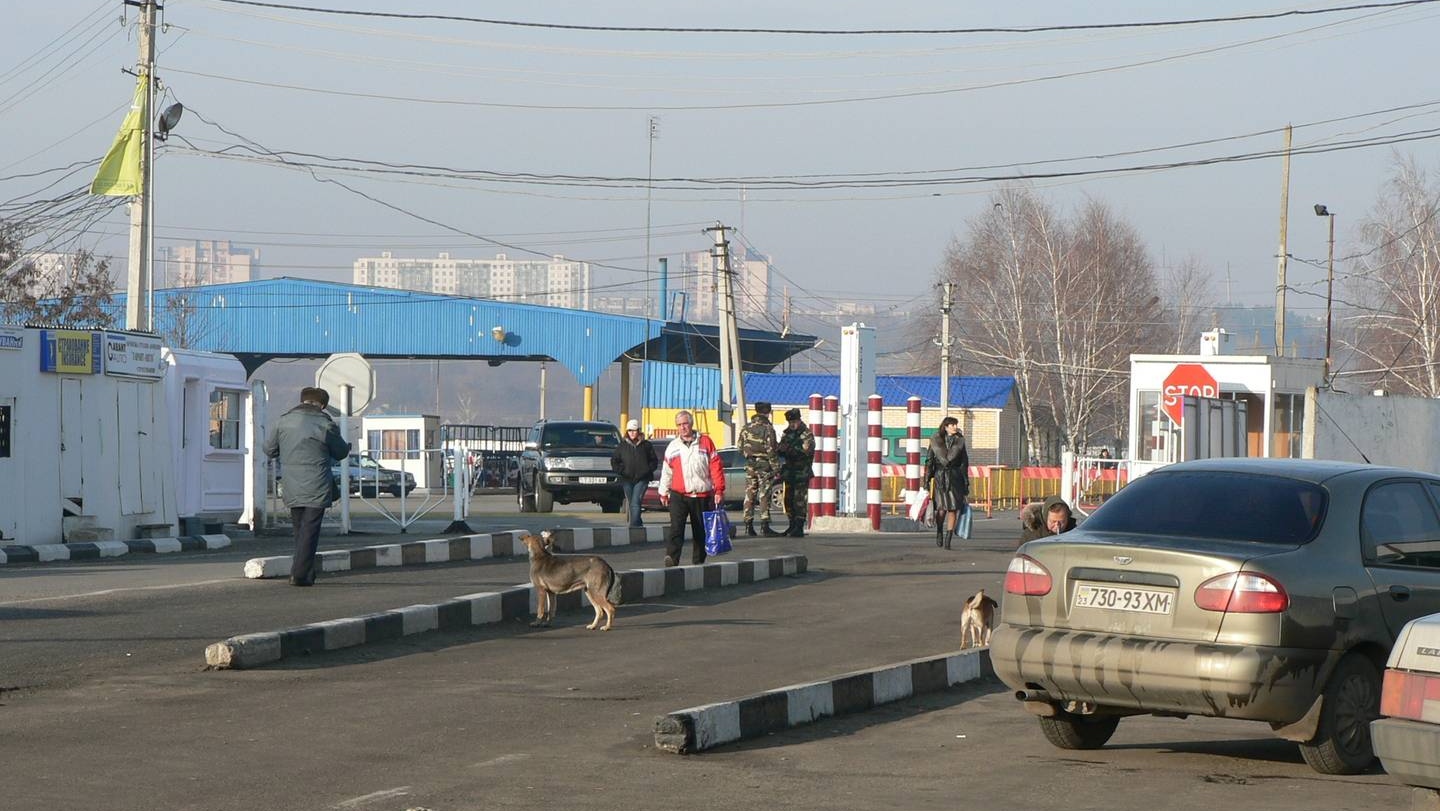 Пограничный пункт контроля Кучурган. Украина.