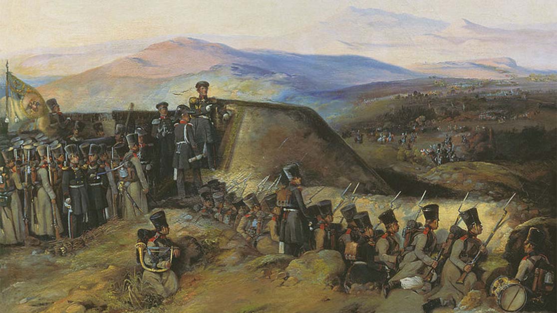 Григорий Шукаев. Боевой эпизод Русско-турецкой войны 1828–1829 гг. (фрагмент)