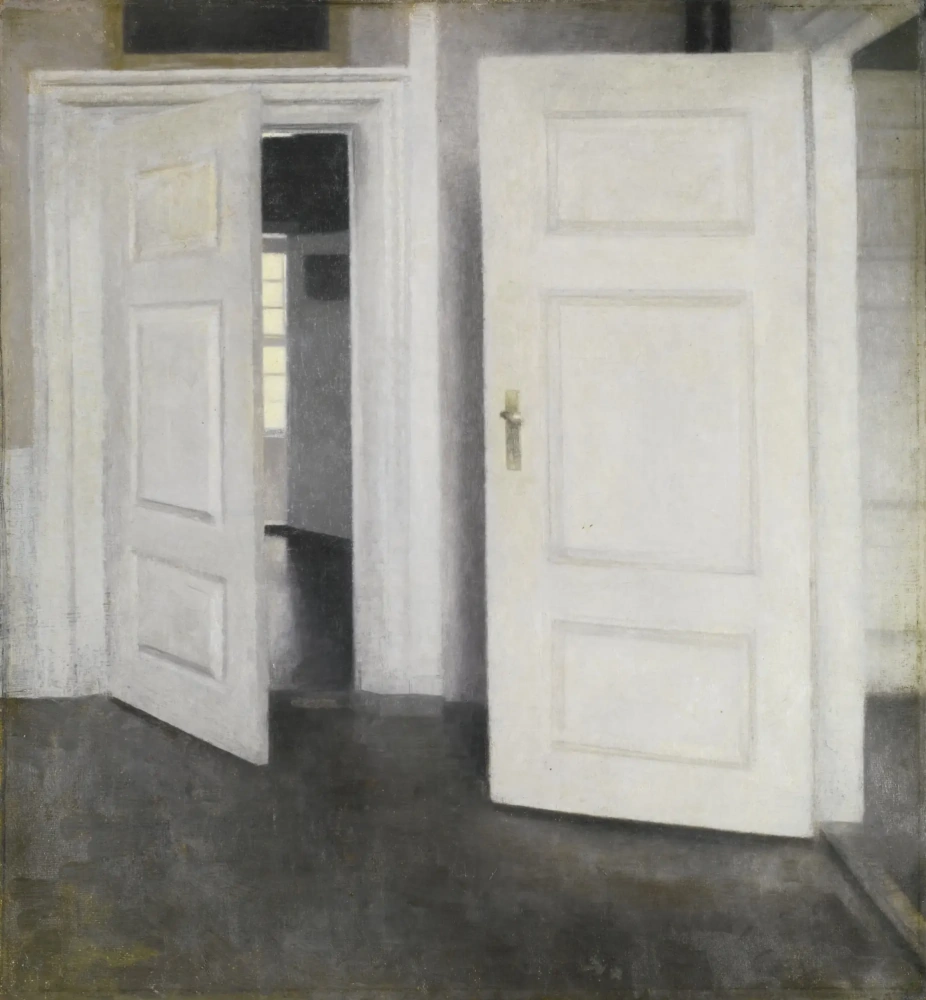 Вильгельм Хаммерсхёй. Белые двери. 1899