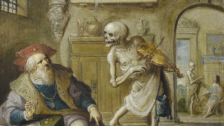Франс Франкен Младший. Смерть, играющая на скрипке. (ок. 1625)