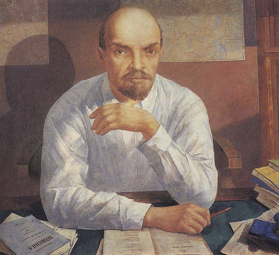 К. С. Петров-Водкин. Портрет В. И. Ленина. 1934 г.