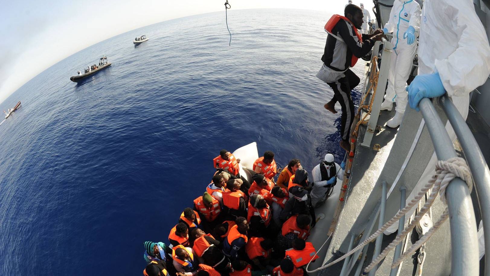 L Risn Rescues 371 Migrants in Three Separate Search and Rescue Operations 37 Nautical Miles NW of Tripoli