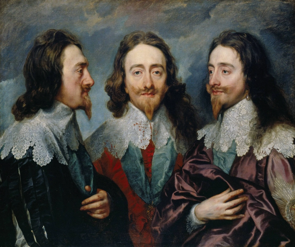 Антонис ван Дейк. Тройной портрет Карла I, короля Англии. 1635