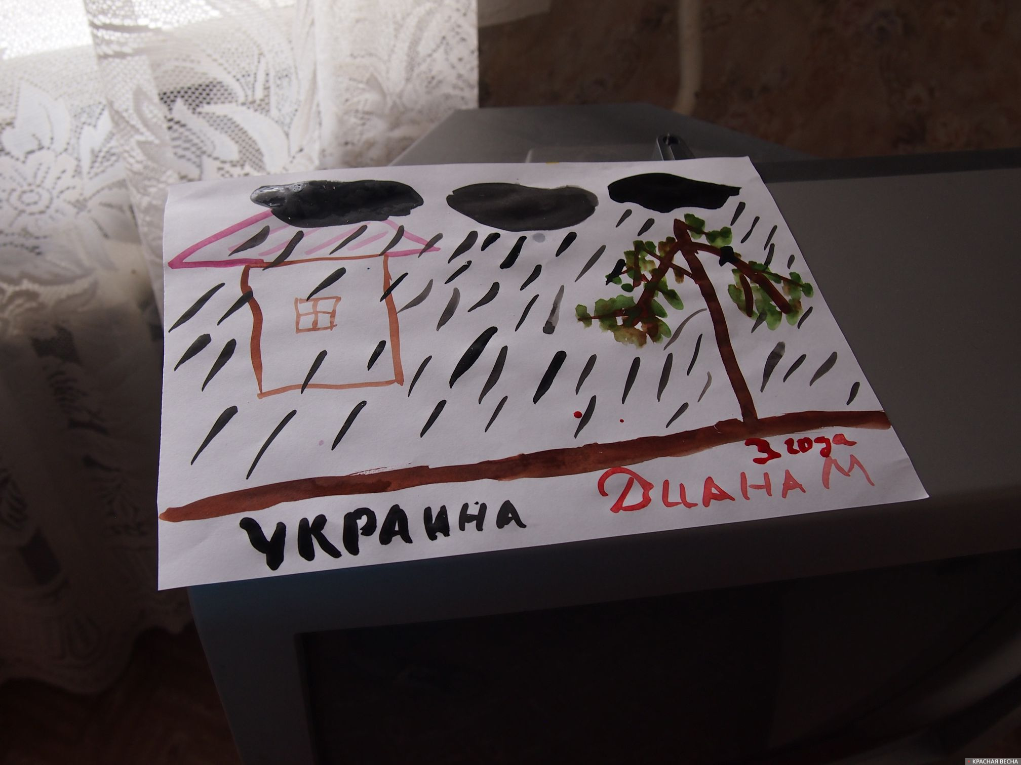 Детский рисунок: «Украина«