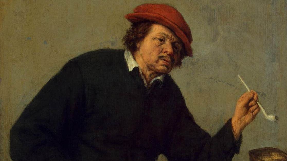Адриан ван Остаде. Курильщик. 1655