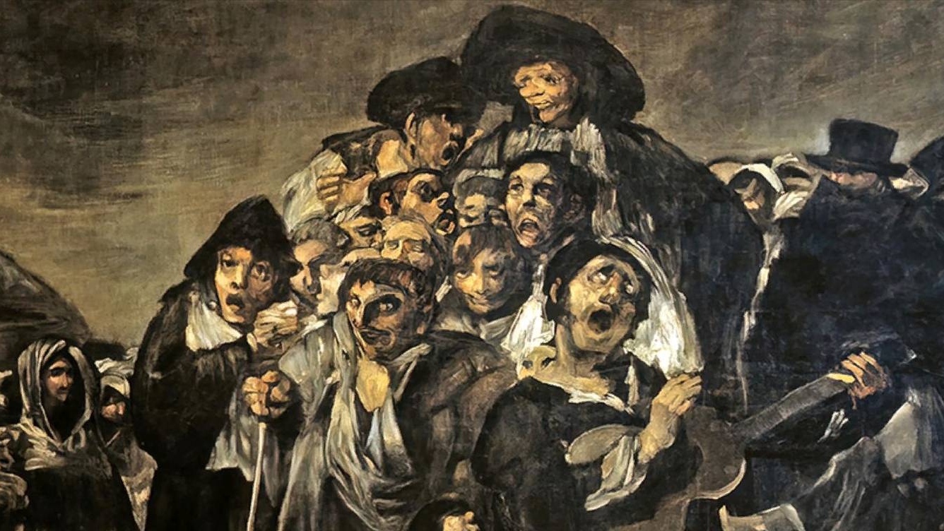 Франсиско Гойя. «Фестиваль в Сан-Исидро» (фрагмент). 1819-1823