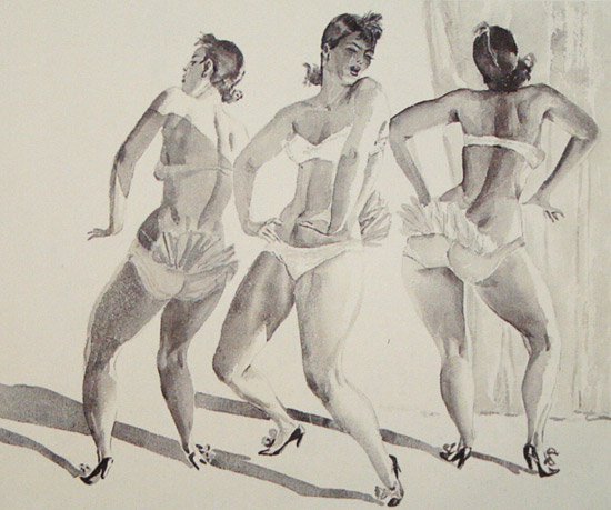 Александр Дейнека. Эстрадный танец. 1935