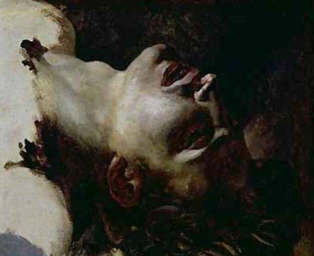 Теодор Жерико. Голова мёртвого человека. До 1819