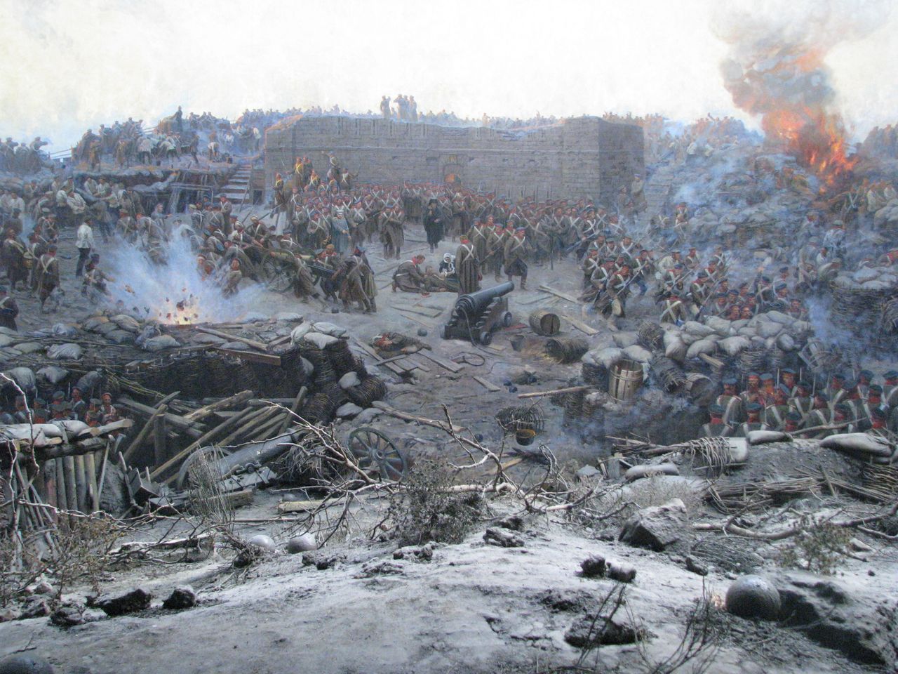 Франц Рубо. Первая оборона Севастополя в 1854–1855 годах. 1905 год.