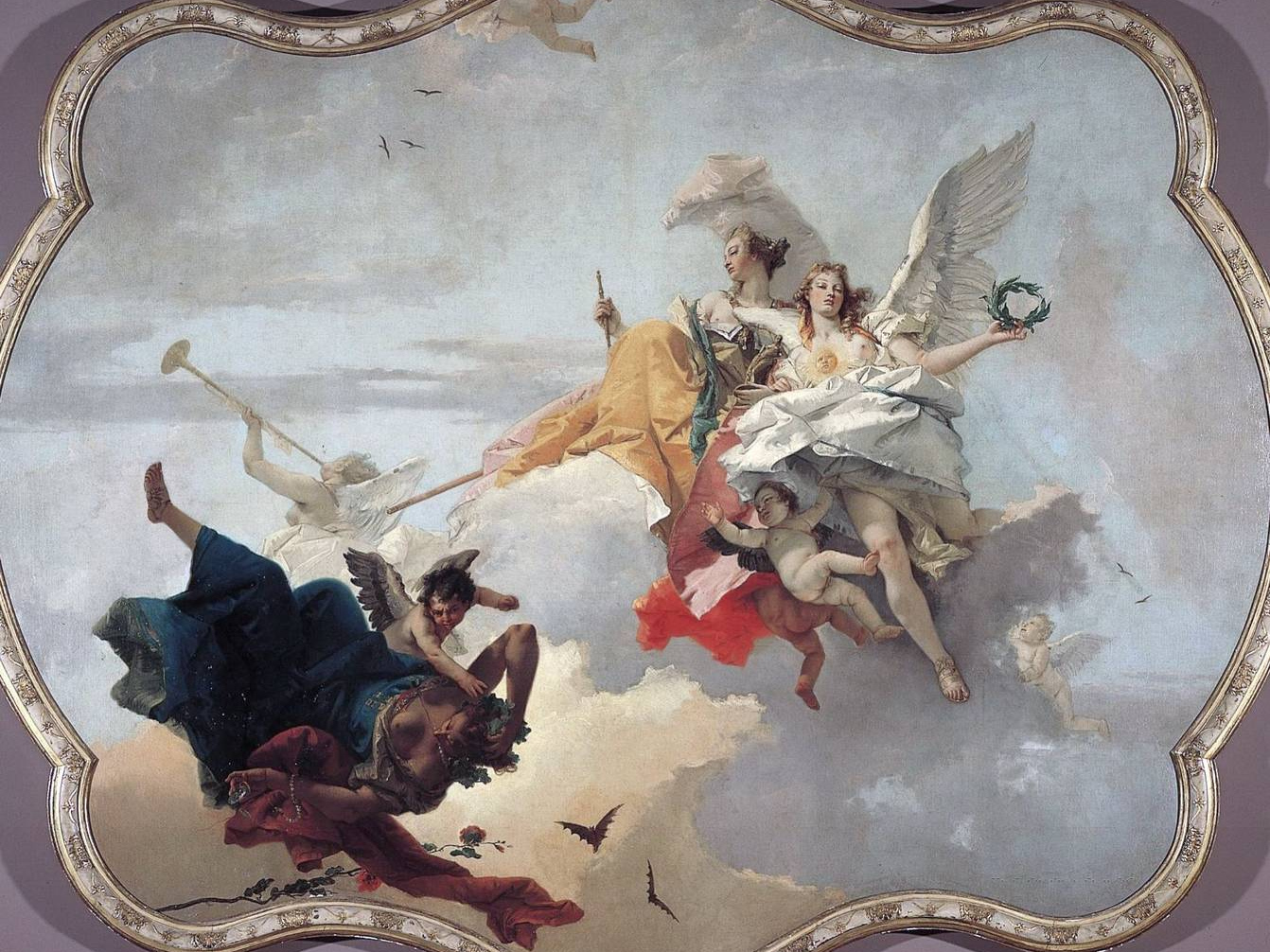 Джованни Баттиста Тьеполо. Триумф Добродетели и Благородства над Невежеством. 1740-1750