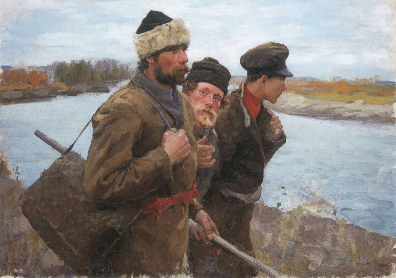 Лукиан Попов. Ходоки на новые места. 1904