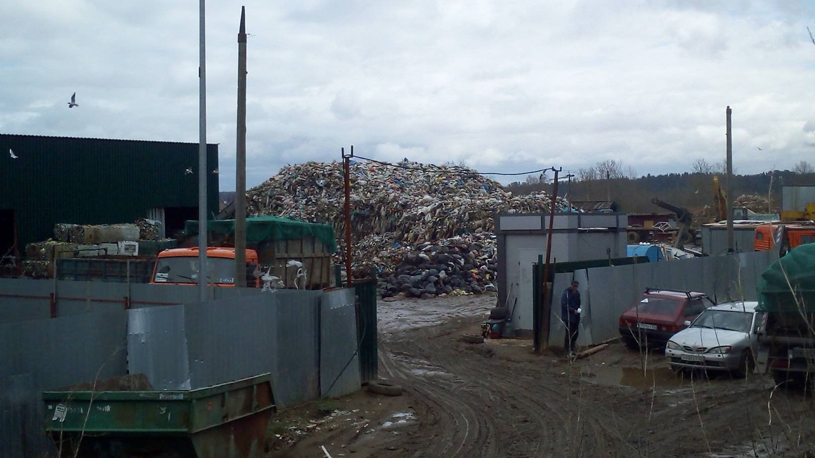 Свалка отходов в Звенигороде на Верхнем Посаде