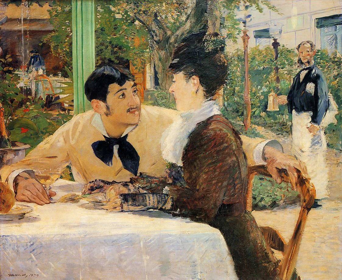 Эдуард Мане. У Папаши Латюиля. 1879