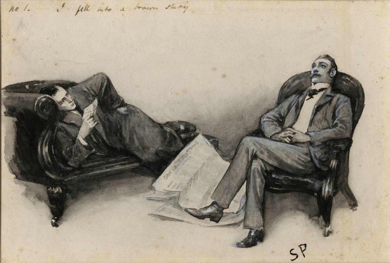 Сидни Пэджет. Шерлок Холмс и доктор Ватсон. 1900-е
