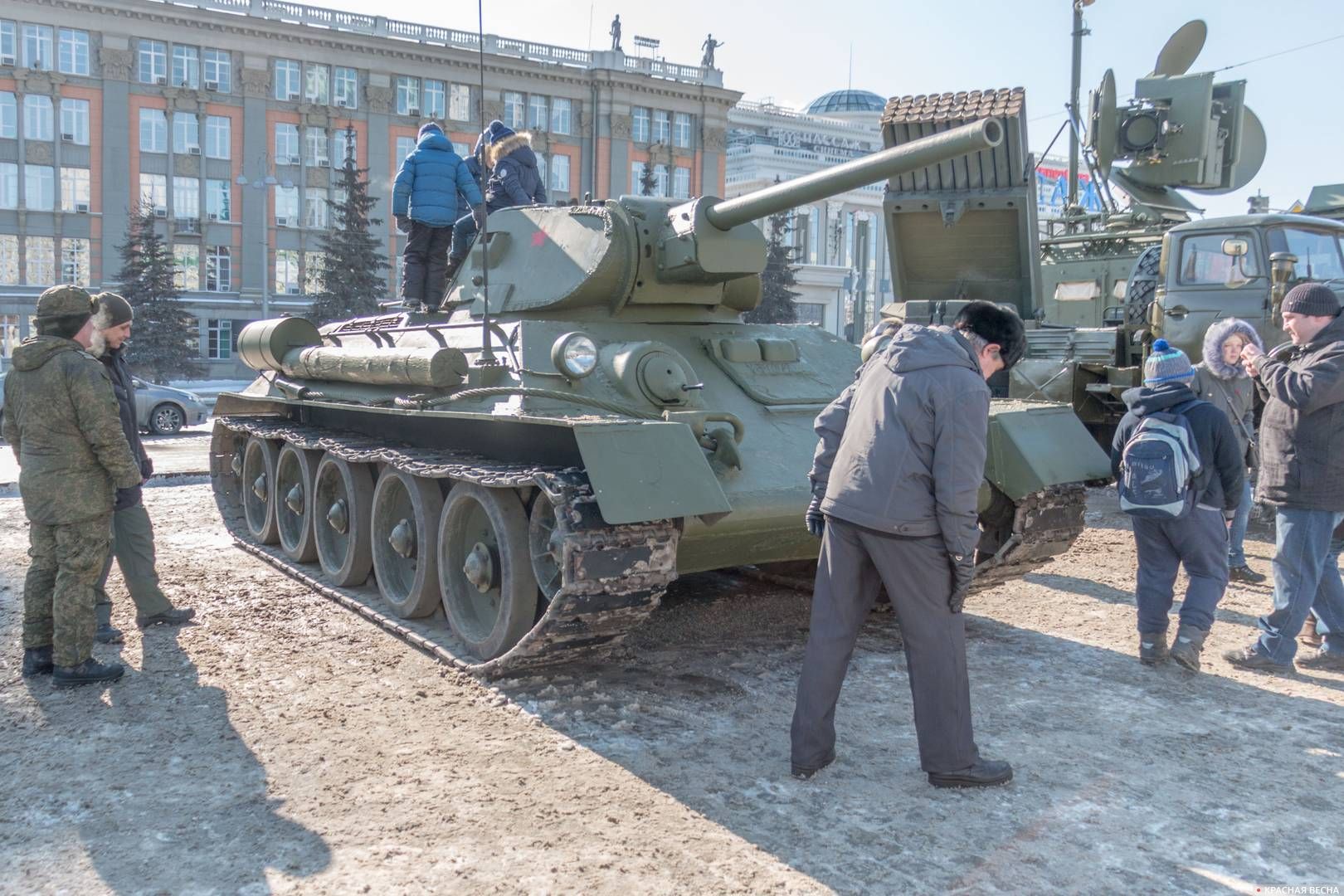 Танк Т-34. Екатеринбург. 11.03.2018