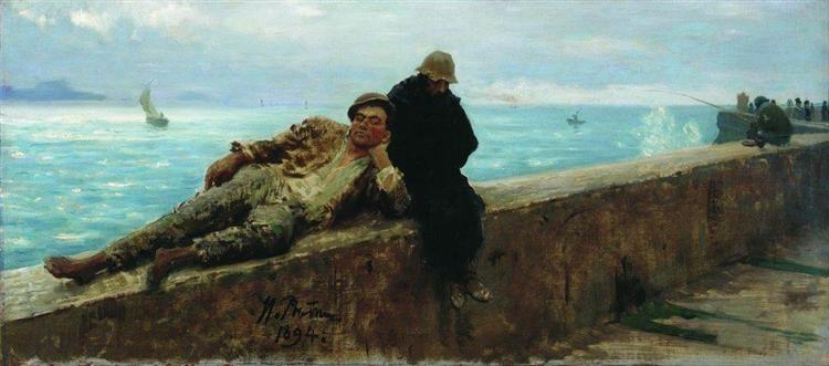 Илья Репин. Босяки. Бесприютные. 1894