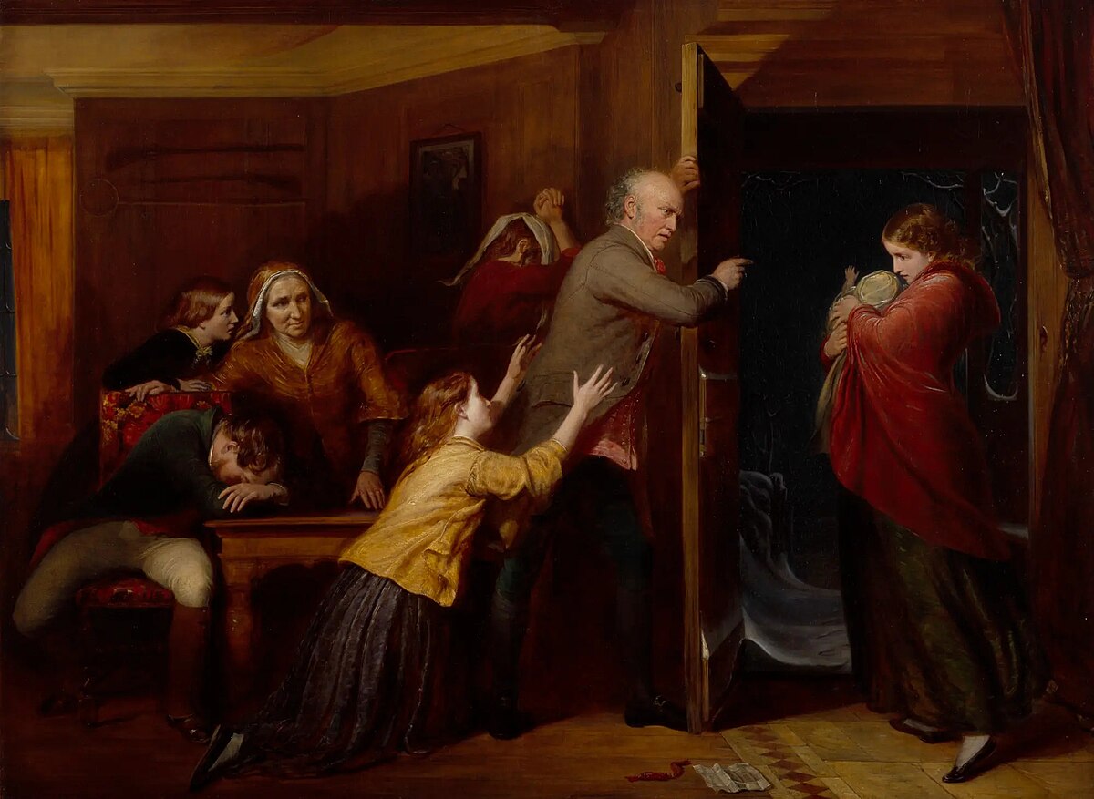 Ричард Редгрейв. Отверженная. 1851