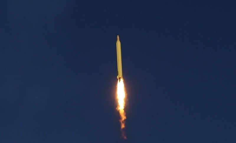 Запуск балистической ракеты