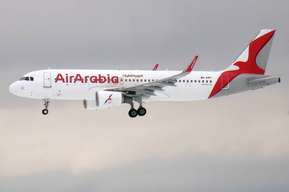 Самолет авиакомпании Air Arabia