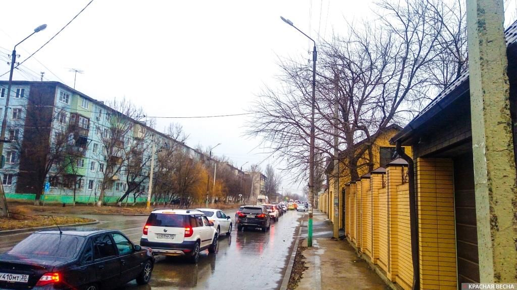 Пробка в Астрахани