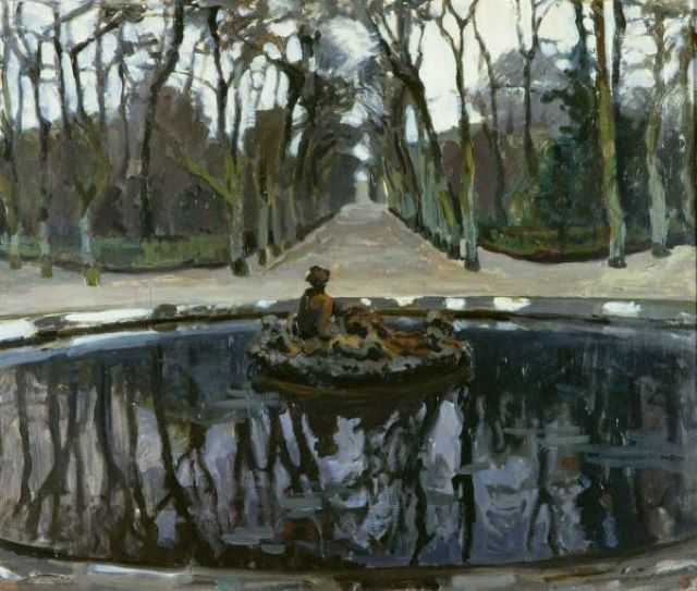 Александр Бенуа. Бассейн Флоры в Версале. 1905-1906