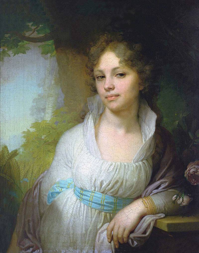 Владимир Боровиковский. Портрет М. И. Лопухиной. 1797