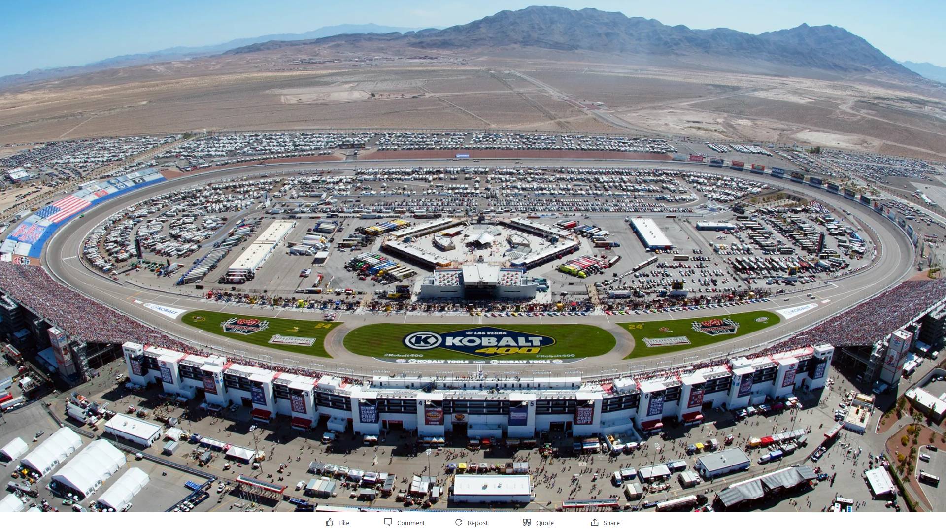 Гоночная трасса Las Vegas Motor Speedway