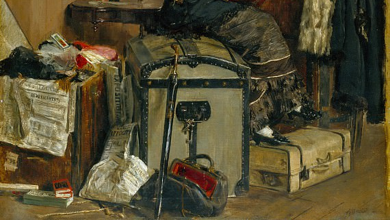 Антонио Манчини. Таможня(фрагмент). 1877