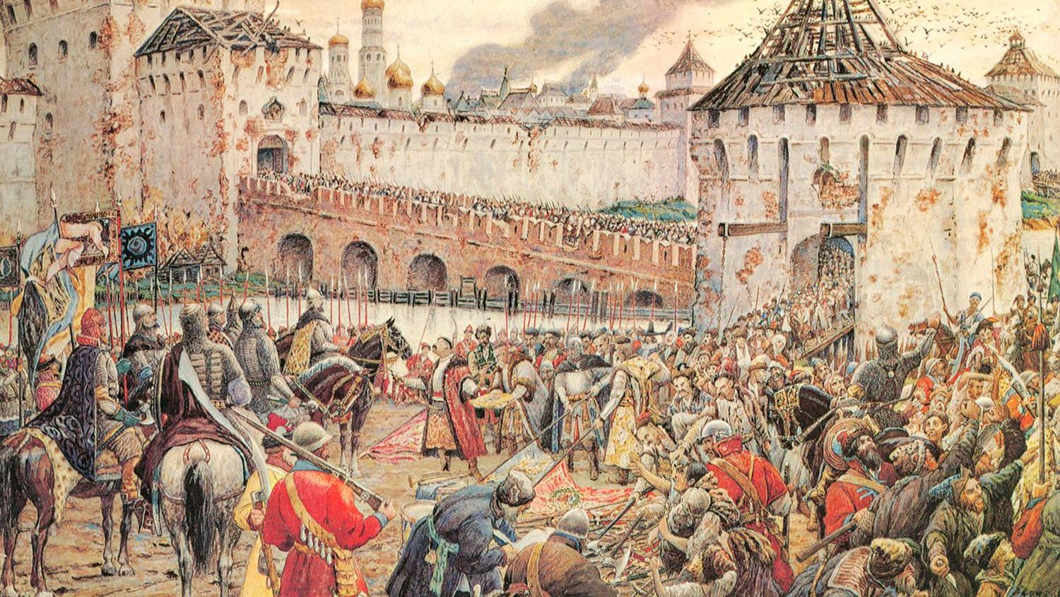 Освобождение Москвы от поляков. 1612 год. Э. Лисснер