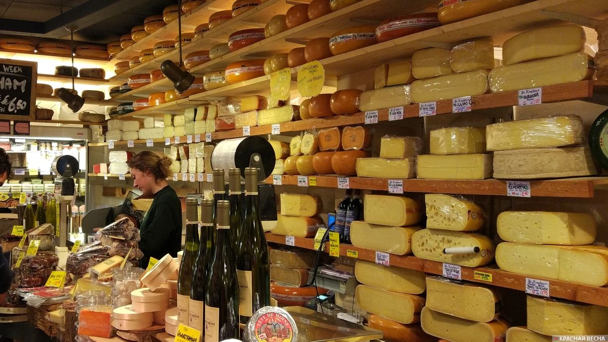 Магазин сыра в Амстердаме